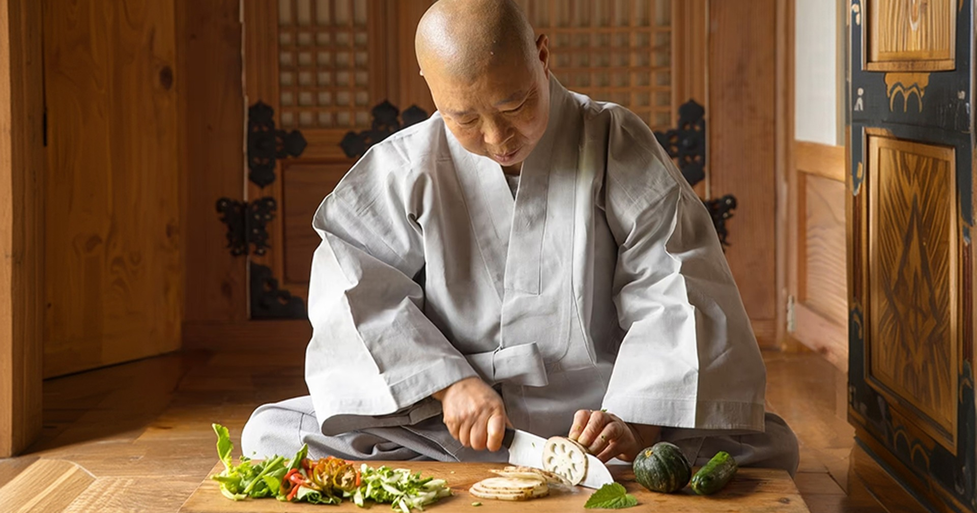 Venerable Jeongkwan, Master of Korean Temple Cuisine — profile portrait